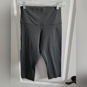 Lululemon Athletica Charcoal 17" Leggings